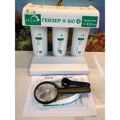 Máy Lọc Nước Nano Geyser BIO 4 - Hàng chính hãng -  Cấu tạo 3 lõi lọc tích hợp hơn 10 cơ chế lọc - Nhập khẩu LB Nga