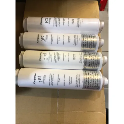Bộ 4 Lõi Lọc Đúc KANGAROO Hydrogen ion Kiềm Dòng Để Bàn - Lõi Lọc Chính Hãng, Chất Lượng Cao, An Toàn Cho Nước Uống