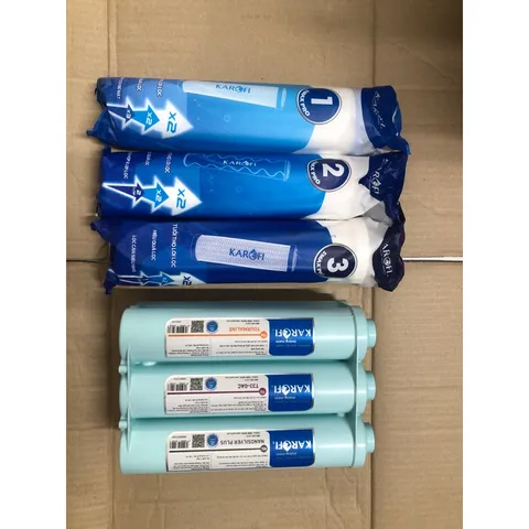 Combo Lõi Lọc KAROFI - Lõi 123 Smax Pro & Cụm 6 Lõi Smax 6.2 - Thay Thế Chính Hãng cho Máy Lọc Nước, Tăng Cường Chất Lượng Nước