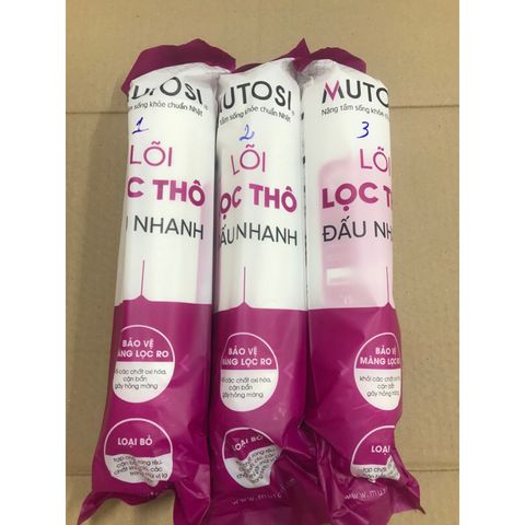 Lõi Lọc Nước 1,2,3 MUTOSI Loại Đúc Chính Hãng - Thay Thế Các Máy MP-370U, MP-1101, MP-192, MP-390U, MP-350-BKQ
