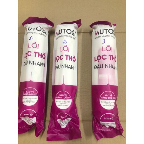 Lõi Lọc Nước 1,2,3 MUTOSI Loại Đúc Chính Hãng - Thay Thế Các Máy MP-370U, MP-1101, MP-192, MP-390U, MP-350-BKQ