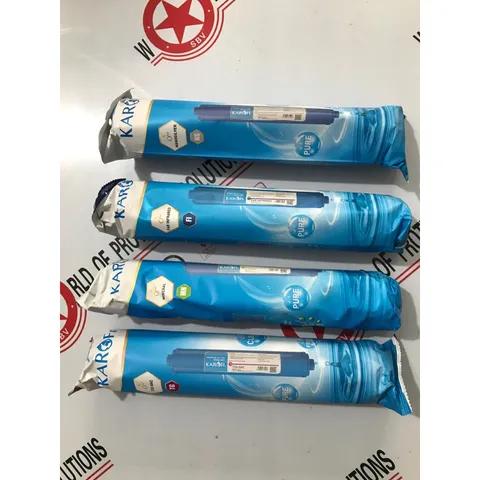 Bộ 4 Lõi Lọc KAROFI 5678 Chính Hãng - GAC-T33, Khoáng MINERAL, FAR INFRARED, NANO SILVER - Cung Cấp Khoáng Chất Cho Nước Uống Ngon Hơn