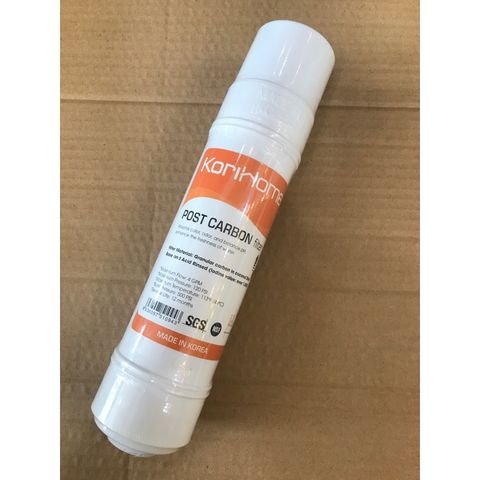 Lõi Lọc Nước Post-Carbon Korihome Chính Hãng - Giảm Mùi, Cân Bằng pH, Nhập Khẩu Hàn Quốc, Bảo Đảm Nguồn Nước Sạch Ngon Một Năm Sử Dụng