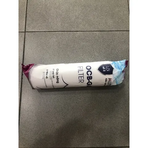 Lõi Lọc Số 2 MUTOSI OCB-GAC - Than Hoạt Tính Dạng Hạt, Loại Bỏ Clo và Chất Gây Mùi, Hàng Chính Hãng, Sử Dụng Tối Đa 9 Tháng