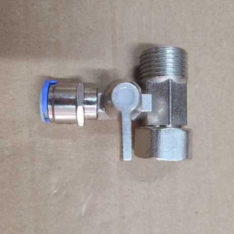 Khóa Cấp Nước Đúc Liền Siêu Bền Ren 21-6 mm và 21-10 mm cho Máy Lọc Nước RO/Nano - Bộ Chia Nước Đầu Nguồn Ổn Định