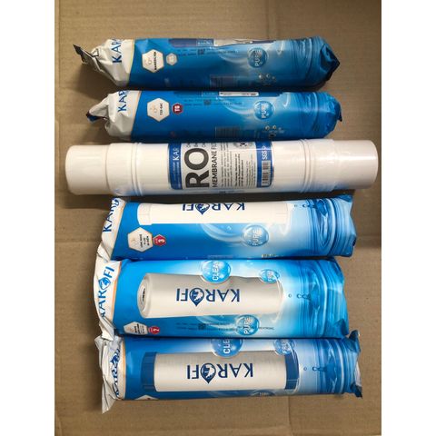 Bộ 6 Lõi Lọc Karofi Chính Hãng - Dùng Thay Cho Cây Nóng Lạnh HCV200RO - Lọc Nước Sạch, Bảo Vệ Sức Khỏe Gia Đình