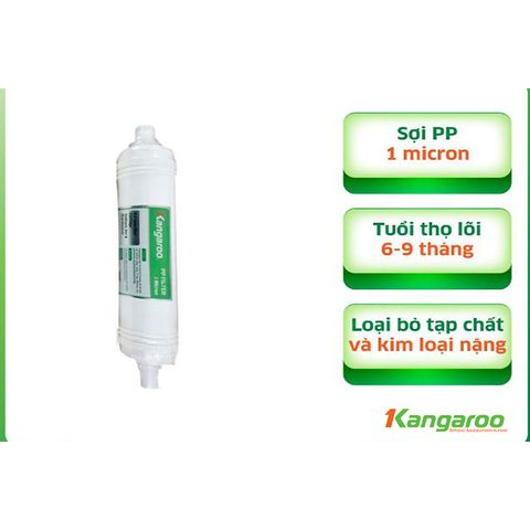 Lõi Lọc Thô Số 3 Kangaroo - Lõi Đúc PP 1 Micron Chính Hãng Thay Thế Máy Lọc Nước Kangaroo