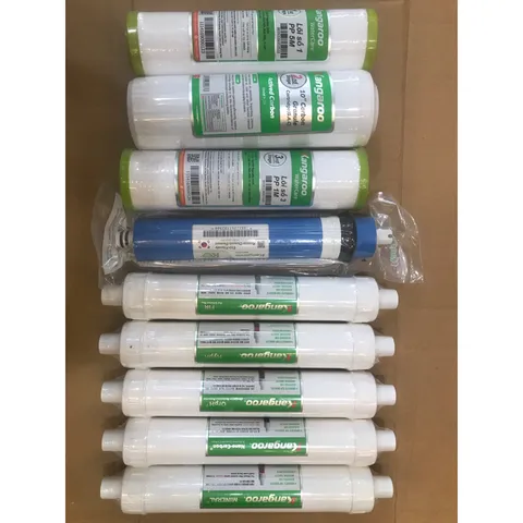 Bộ 9 Lõi Lọc Nước KANGAROO Hydrogen Chính Hãng - Lọc Sạch Vi Khuẩn, Thay Thế Dễ Dàng Cho Máy Lọc Nước