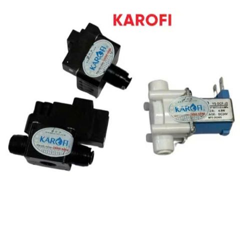 Bộ Van Lọc Nước KAROFI 24V - Van Áp Thấp, Van Từ, Van Áp Cao - Thay Thế Máy Lọc Nước RO Chính Hãng 6mm