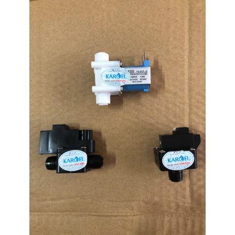 Bộ Van Lọc Nước KAROFI 24V - Van Áp Thấp, Van Từ, Van Áp Cao - Thay Thế Máy Lọc Nước RO Chính Hãng 6mm