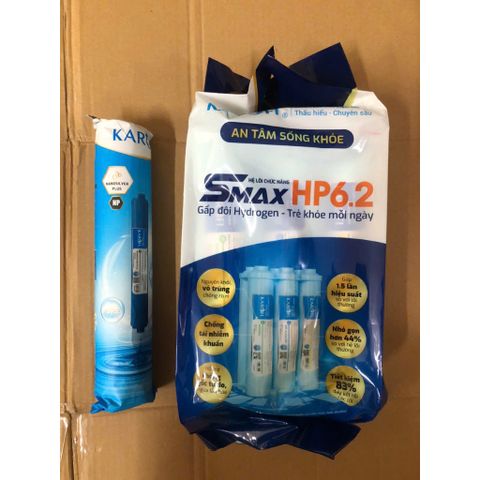 Bộ Lõi Lọc Nước KAROFI Smax Duo - Thay Thế Máy Nóng Lạnh KAD-D66, Chính Hãng, Công Nghệ Tiêu Diệt Vi Khuẩn, Tối Ưu Hóa Nước Uống