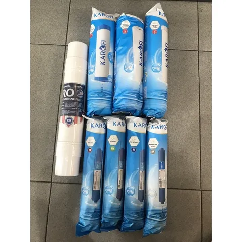 Bộ 8 Lõi Lọc Nước KAROFI Chính Hãng - Thay Thế Cho Máy Lọc KT-KS80, Loại Bỏ Tạp Chất, Cung Cấp Nước Sạch An Toàn
