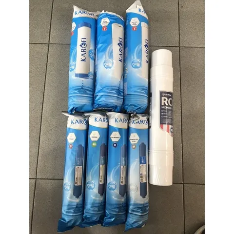Bộ 8 Lõi Lọc Nước KAROFI Chính Hãng - Thay Thế Cho Máy Lọc KT-KS80, Loại Bỏ Tạp Chất, Cung Cấp Nước Sạch An Toàn