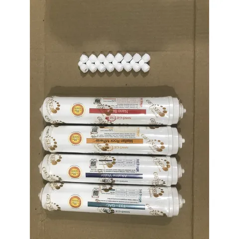 Bộ 4 Lõi Lọc Geyser 5678 Chính Hãng - Thay Thế Máy Lọc Nước Nano, RO Đảm Bảo Sức Khỏe Gia Đình, Chống Tái Nhiễm Khuẩn