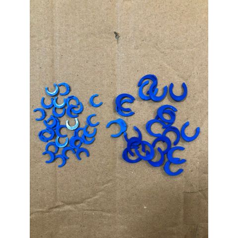 Combo 10 Phe Cài Dây 6mm và 10mm - Giữ Cố Định Đầu Gim Cắm Dây Cho Máy Lọc Nước RO, NANO - Chất Liệu Nhựa, Màu Xanh