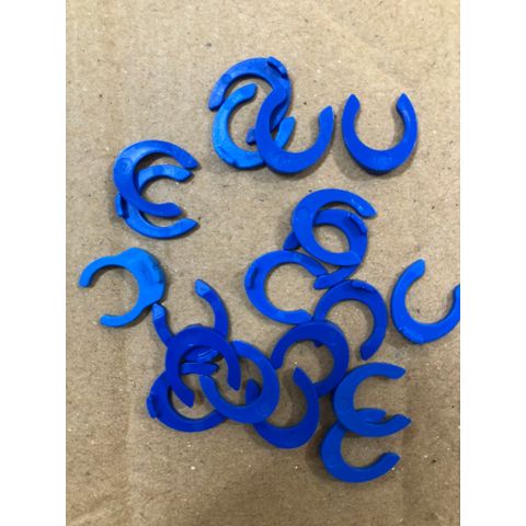 Combo 10 Phe Cài Dây 6mm và 10mm - Giữ Cố Định Đầu Gim Cắm Dây Cho Máy Lọc Nước RO, NANO - Chất Liệu Nhựa, Màu Xanh
