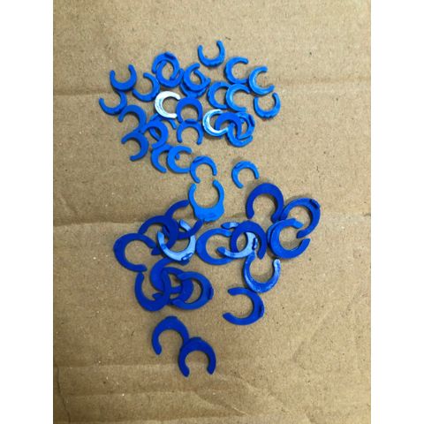 Combo 10 Phe Cài Dây 6mm và 10mm - Giữ Cố Định Đầu Gim Cắm Dây Cho Máy Lọc Nước RO, NANO - Chất Liệu Nhựa, Màu Xanh