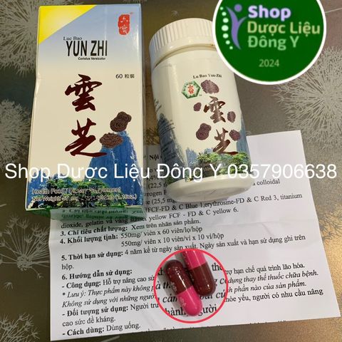 Viên uống Lục Bảo Vân Chi Chính Hãng - Hỗ Trợ Tăng Cường Sức Kháng và Giải Độc Gan - Hộp 60 Viên Ngày Mới