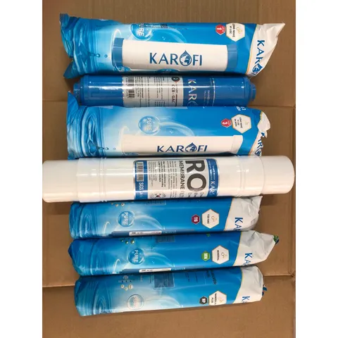 Bộ 7 Lõi Lọc Nước KAROFI Chính Hãng - Thay Thế Cho Máy Lọc Nước RO N7RO - Lọc Sạch, Đảm Bảo An Toàn Cho Sức Khỏe