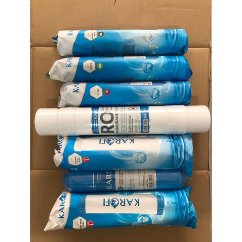 Bộ 7 Lõi Lọc Nước KAROFI Chính Hãng - Thay Thế Cho Máy Lọc Nước RO N7RO - Lọc Sạch, Đảm Bảo An Toàn Cho Sức Khỏe