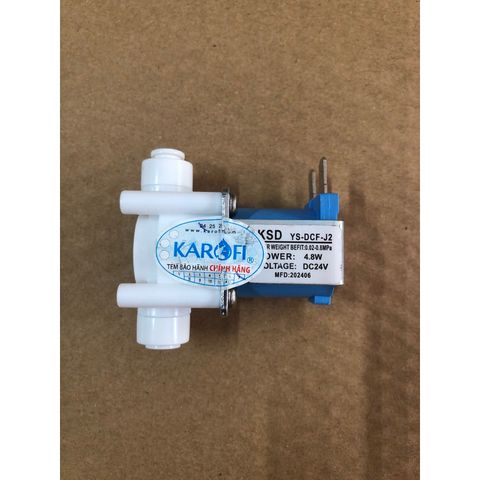 Van điện từ KAROFI - Hàng chính hãng, 24V cho máy lọc nước RO, tự động đóng mở, tiết kiệm điện năng, tương thích với nhiều thương hiệu