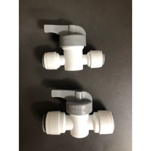 Van Khoá Ngang - Van Xả Nước Hai Đầu Nối Nhanh Dây Phi 6mm/10mm cho Máy Lọc Nước, Chống Rò Rỉ, Kiểm Soát Nguồn Nước