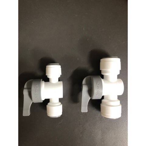 Van Khoá Ngang - Van Xả Nước Hai Đầu Nối Nhanh Dây Phi 6mm/10mm cho Máy Lọc Nước, Chống Rò Rỉ, Kiểm Soát Nguồn Nước