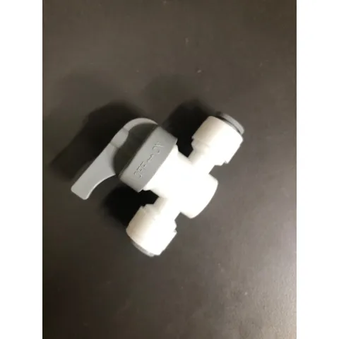 Van Khoá Ngang - Van Xả Nước Hai Đầu Nối Nhanh Dây Phi 6mm/10mm cho Máy Lọc Nước, Chống Rò Rỉ, Kiểm Soát Nguồn Nước