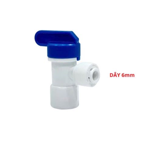 Van Bình Áp Nối Nhanh 6mm - Van Khóa Nước Cho Máy Lọc Nước RO Tại Nhà - Chất Liệu Nhựa Chống Rò Rỉ