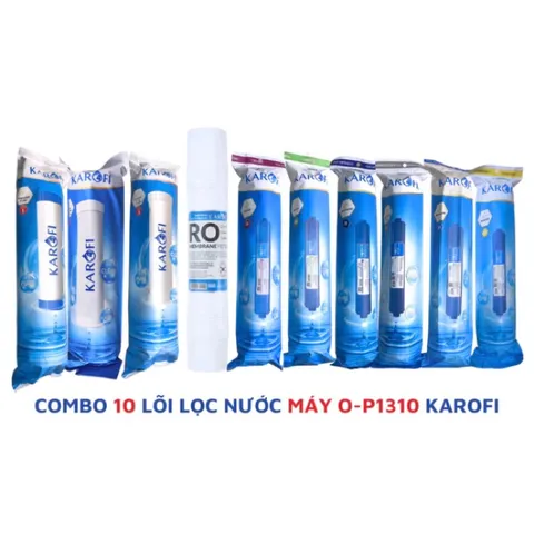 Bộ 10 Lõi Lọc Nước KAROFI Chất Lượng Cao - Thay Thế Máy Lọc Nước Optimus O-P1310 - Bảo Vệ Sức Khỏe Gia Đình