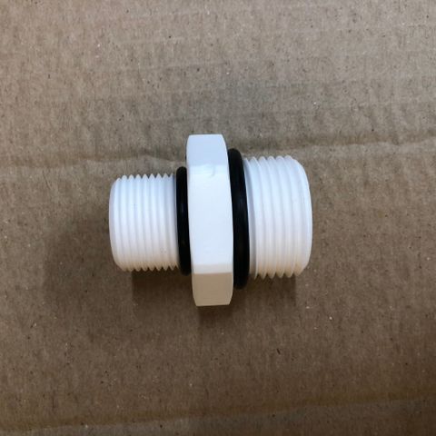 Nối Thẳng Cốc Lọc R.O, Nano 13, 21, 27, 34mm - Phụ Kiện Nhựa Cao Cấp Có Gioăng, Tiện Lợi Cho Hệ Thống Lọc Nước