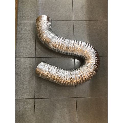 Ống bạc mềm 2 Mét phi 150mm - Ống thông gió hút mùi, hút khói cho bếp, phòng tắm, máy hút mùi hiệu quả, dễ lắp đặt