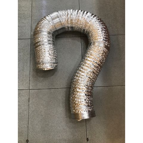 Ống bạc mềm 2 Mét phi 150mm - Ống thông gió hút mùi, hút khói cho bếp, phòng tắm, máy hút mùi hiệu quả, dễ lắp đặt