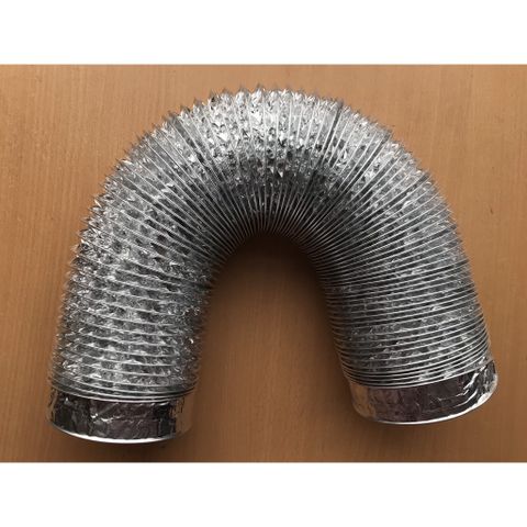 Ống bạc mềm 2 Mét phi 150mm - Ống thông gió hút mùi, hút khói cho bếp, phòng tắm, máy hút mùi hiệu quả, dễ lắp đặt