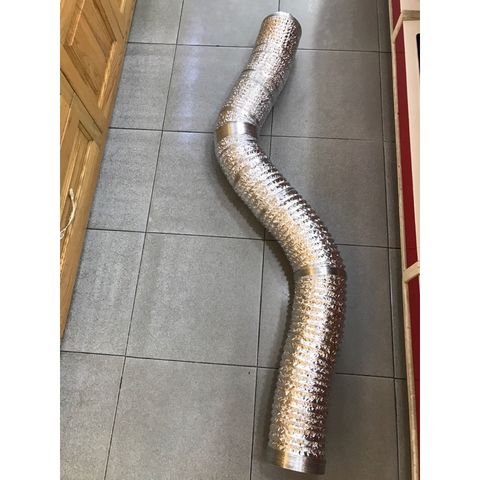 Ống bạc mềm 2 Mét phi 150mm - Ống thông gió hút mùi, hút khói cho bếp, phòng tắm, máy hút mùi hiệu quả, dễ lắp đặt
