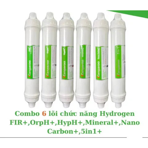 Bộ 6 Lõi Lọc KANGAROO Hydrogen 5678910 - Thay thế cho Máy Lọc Nước Kangaroo - Hàng Chính Hãng Chất Lượng Cao