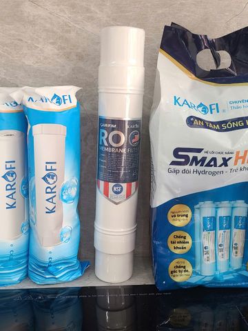 Bộ 10 Lõi Lọc Nước KAROFI Chính Hãng - Thay Thế Cho Máy Lọc RO - Bảo Đảm Nguồn Nước Sạch An Toàn Hàng Đầu Việt Nam