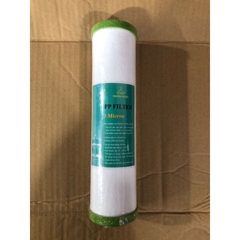 Lõi Lọc Nước PP 5 Micron - Thiết Bị Lọc Tạp Chất Hữu Cơ, Rỉ Sét, Bùn Đất Hiệu Quả - Thay Thế 3-6 Tháng