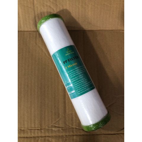 Lõi Lọc Nước PP 5 Micron - Thiết Bị Lọc Tạp Chất Hữu Cơ, Rỉ Sét, Bùn Đất Hiệu Quả - Thay Thế 3-6 Tháng