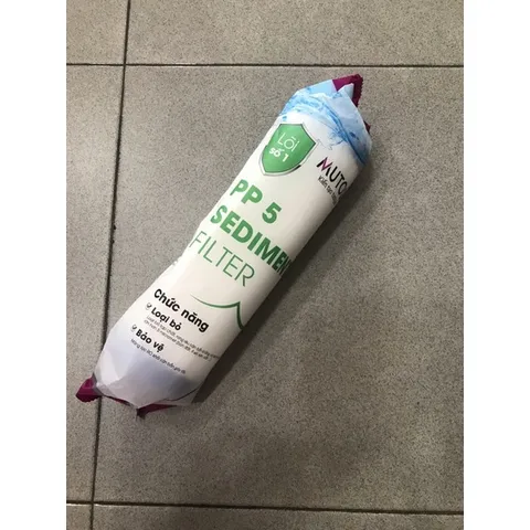 Lõi Lọc Nước Mutosi PP5 Micron Chính Hãng - Bảo Vệ Sức Khỏe, Loại Bỏ Tạp Chất, Thời Gian Sử Dụng 3-6 Tháng