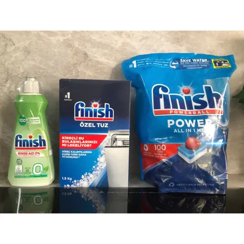 Bộ Sản Phẩm Finish - [Viên - Muối - Bóng] - Sử dụng cho các máy rửa chén