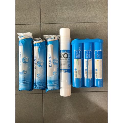 Bộ 10 Lõi Lọc Nước KAROFI Chính Hãng - Thay Thế Model KAQ-O07, Hiệu Suất Cao, Lọc Sạch Nước Uống An Toàn