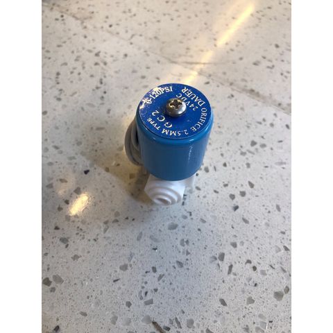 Van Từ Điện Tròn DAUER 24V - Thiết Bị Đóng Mở Cho Máy Lọc Nước RO, Ren Trong 13mm, Nối Nhanh 6mm
