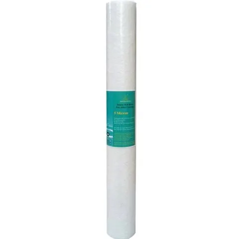 Lõi Lọc Nước PP 20” 5 MICRON - Giải Pháp Lọc Thô Hiệu Quả, Loại Bỏ Bùn Đất, Rỉ Sét và Tạp Chất Cho Gia Đình