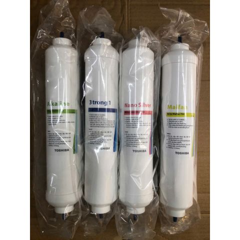 Lõi Lọc Nước TOSHIBA 3in1 Maifan Alkaline Nano Silver - Hàng Chính Hãng Cho Máy Lọc Nước TWP-H1660SVN, TWP-W1035SVN