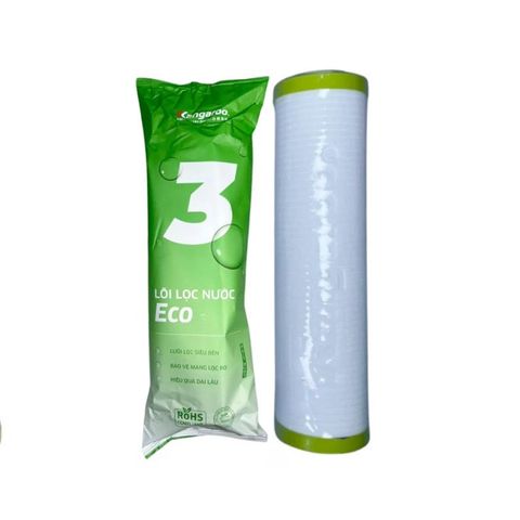 Bộ 3 Lõi Lọc Thô Số 123 KANGAROO ECO - Thay thế cho Máy Lọc Nước, Chất Lượng Chính Hãng, Xử Lý Nước Sạch Hải sản