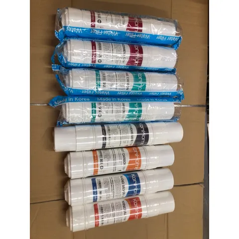 Bộ 8 Lõi Lọc Nước KORIHOME Chính Hãng - Thay Thế Model WPK-606 - Bao Gồm Lõi Sediment, Pre Carbon, RO, Post Carbon, Nano Silver, Mineral