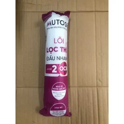 Lõi Lọc số 2 MUTOSI - Lõi Đúc OCB-GAC Filter Hàng Chính Hãng - Than Hoạt Tính Cho Máy Lọc Nước 6-9 Tháng