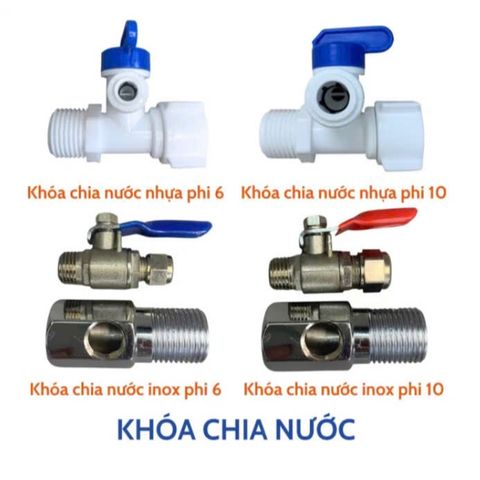 Van Khóa Cấp Nước RO - Thiết Bị Cấp Nước Cho Máy Lọc Nước Nano, Hỗ Trợ Đóng/Mở Nguồn Nước 21mm, Dụng Cụ Tiện Ích