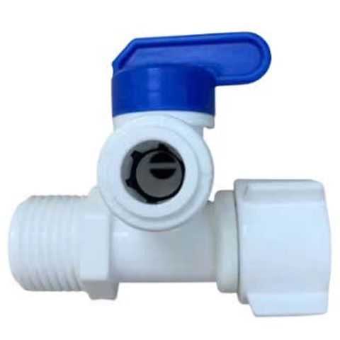 Van Khóa Cấp Nước RO - Thiết Bị Cấp Nước Cho Máy Lọc Nước Nano, Hỗ Trợ Đóng/Mở Nguồn Nước 21mm, Dụng Cụ Tiện Ích